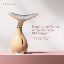 Load image into Gallery viewer, Luxelle Neck and Face Anti Wrinkle Massager Nude