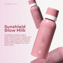 Load image into Gallery viewer, Luxelle Microdart Roller + Sunshield Glow Milk