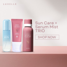 Load image into Gallery viewer, Luxelle Sun Care + Serum Mist Trio