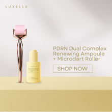 Load image into Gallery viewer, Luxelle PDRN Dual Complex Renewing Ampoule + Microdart Roller
