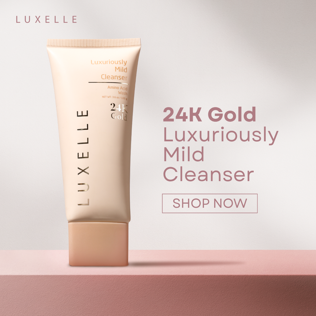 Luxelle 24K GOLD: Luxuriously Mild Cleanser