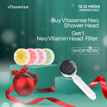 Load image into Gallery viewer, Vitasense Neo Shower Head + Neo Vitamin Head Filter
